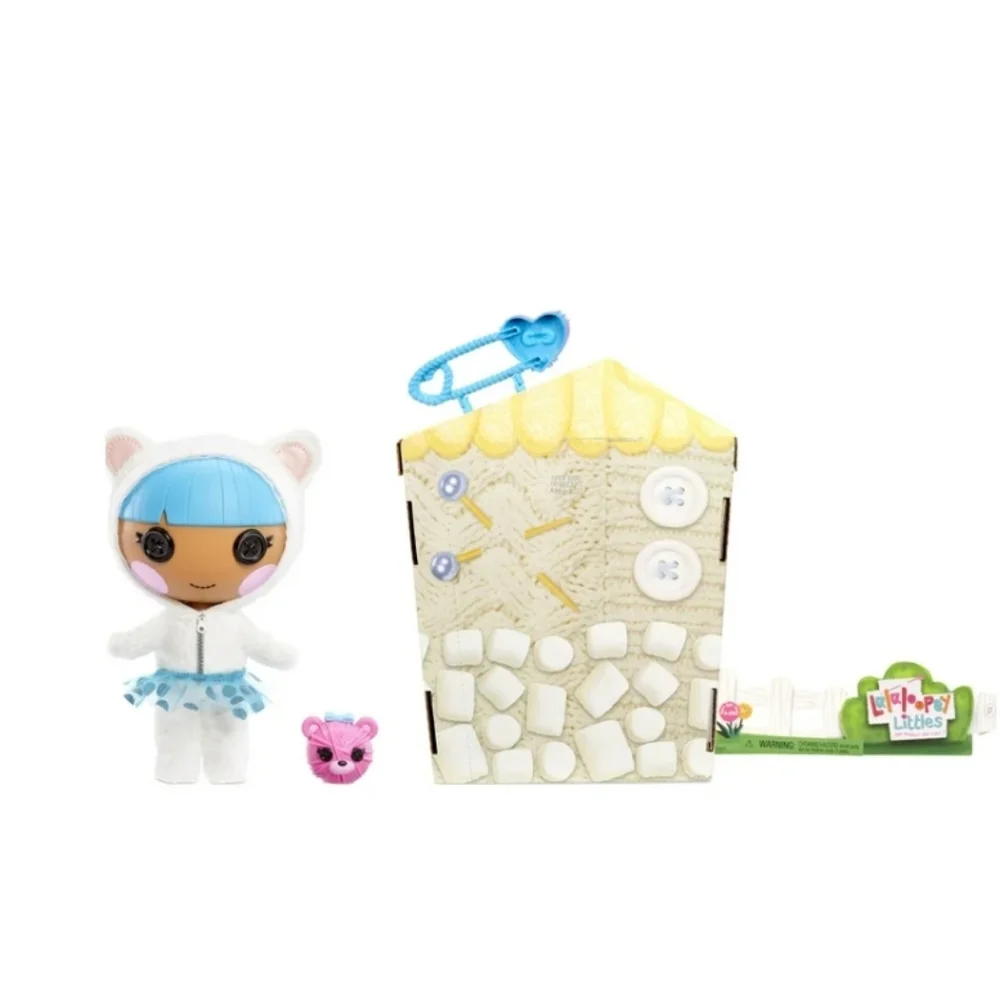 Lalaloopsy Littles  7" Winter Doll Bundle Snuggle Stuff With Pet Yarn Ba… - Picture 2 of 12